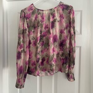 Bella Dahl XS Floral long sleeve